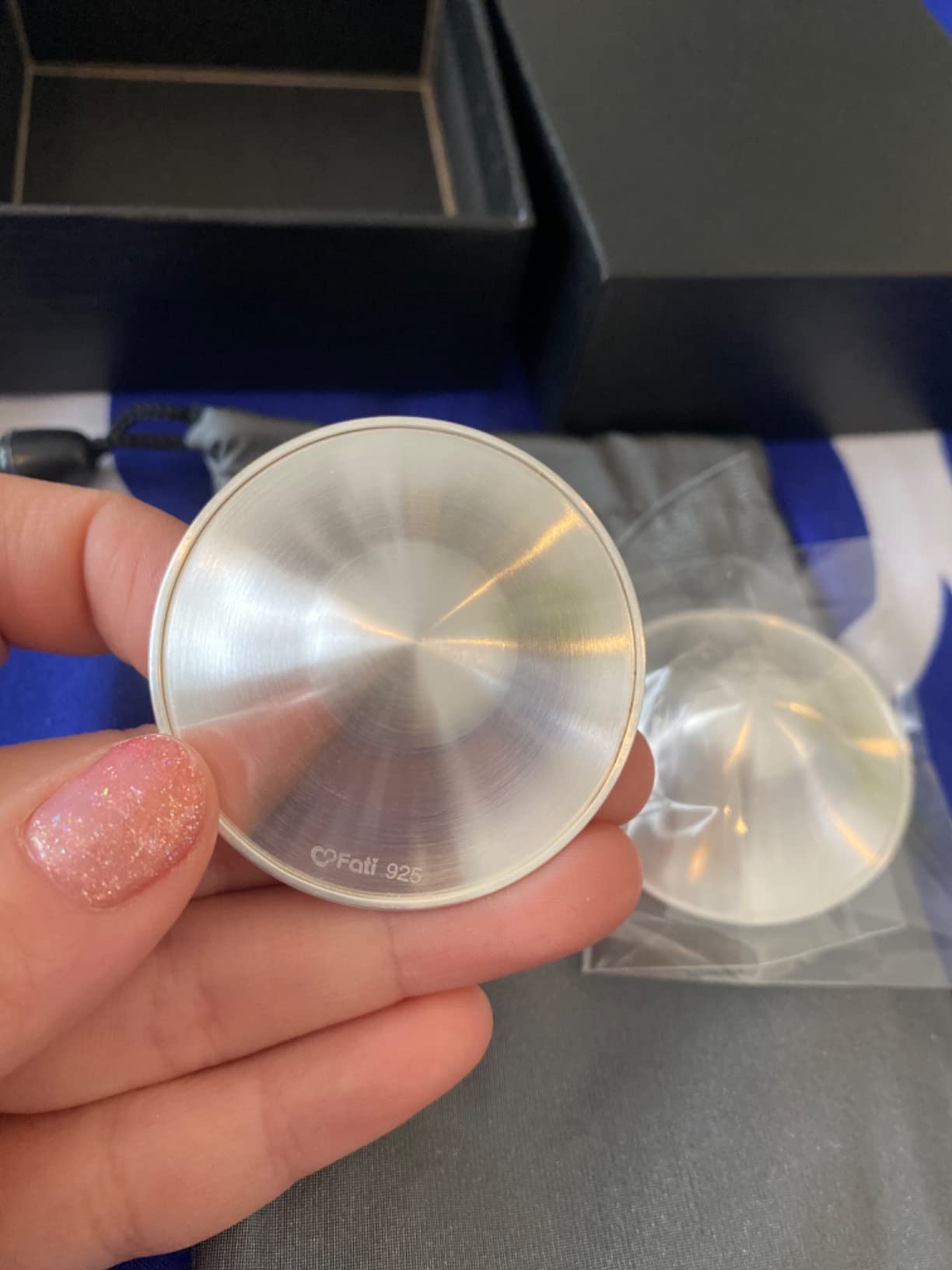Copitas de Plata para Lactancia 100% Plata 925